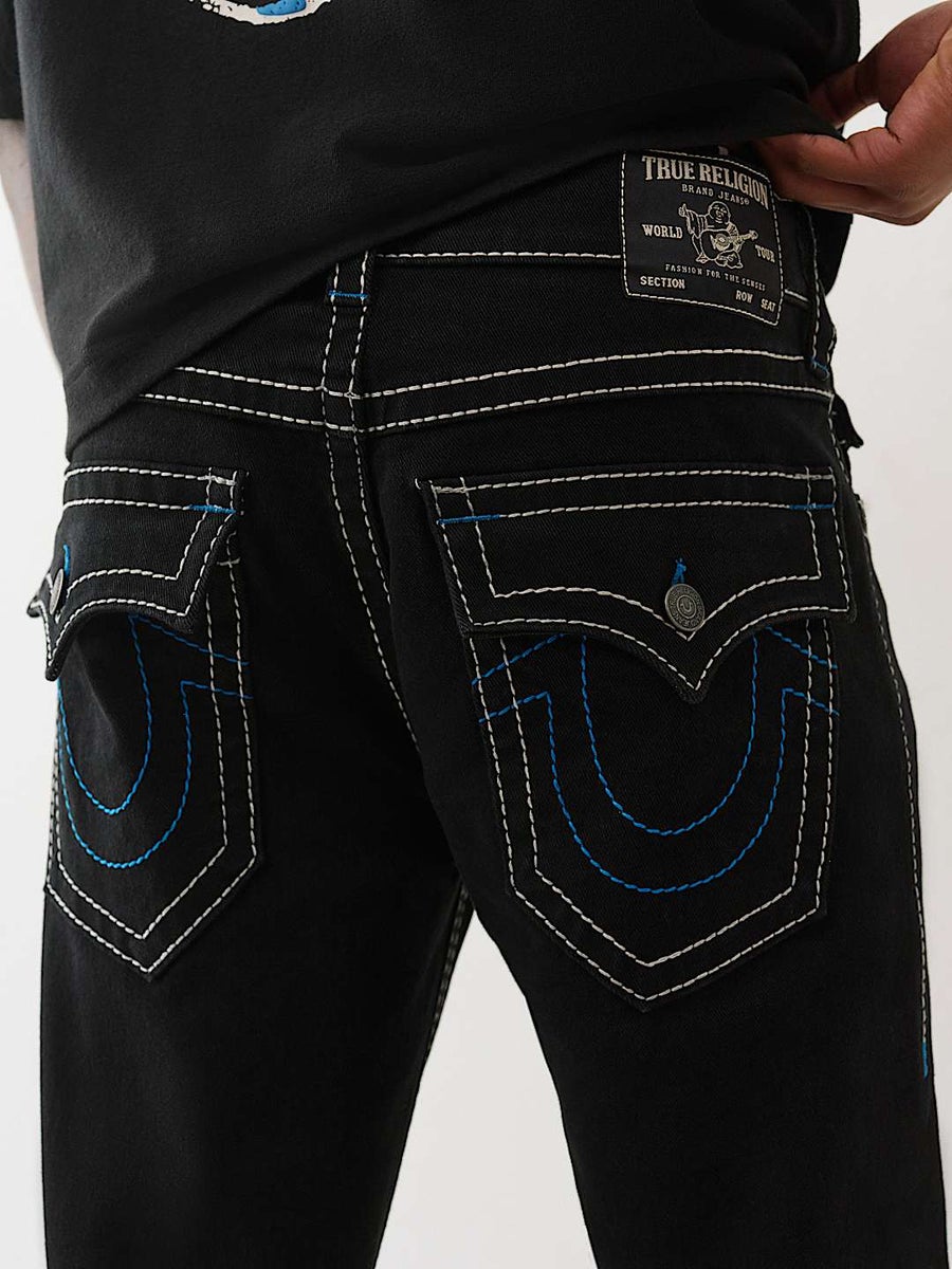 True Religion Billy Big T Flap, black rinse / blue | Beyond
