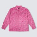Pleasures Anaconda Overshirt, fuchsia