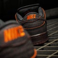 Nike SB Dunk Low 'Krampus', dark smoke grey / campfire orange / black