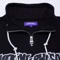 Fucking Awesome Quarter Zip Pullover, black