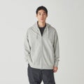 Snow Peak Recycled Cotton Zip Up Hoodie, grey