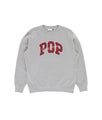 Pop Arch Crewneck, light heather grey