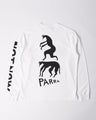 Parra There Will Be Not Long Sleeve T-shirt, white
