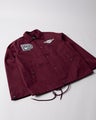 Parra Midnight Surprise Coach Jacket, burgundy