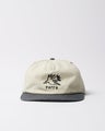 Parra Yarn Bird 6 Panel Cap, off white / grey