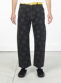 Rassvet Heart Print Denim pants, black