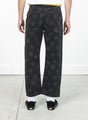 Rassvet Heart Print Denim pants, black