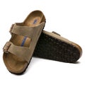 Birkenstock Arizona Suede SFB Regular Fit, taupe
