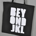 Beyond Stencil Long Shopping Bag, black