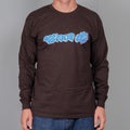 Beyond Throw Up LS tee, dark brown