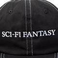 Sci-Fi Fantasy Flat Logo hat, black
