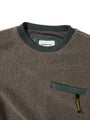thisisneverthat GORE-TEX Windstopper Wool Fleece Crewneck, mud