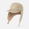 Dime Cursive Earflap Cap, tan
