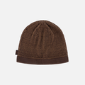 Dime Wave Knit Skully Beanie, brown