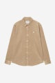 Carhartt Madison Fine Cord Shirt, iroko / wax