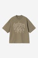 Carhartt Women's Hackwork Tee, brass / salt