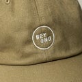 Beyond Brand Logo 6-panel Hat, khaki