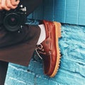 Timberland Authentic Boat Shoe, burgundy