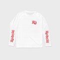 No Sports LS Tee, white