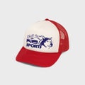 No Sports Souvenir Trucker Hat, red