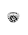 Two Jeys Organic Sun Ring, silver