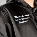 Pleasures Berlin Satin Coach Jacket, black