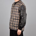 Pleasures Bowery Plaid Liner Jacket, black