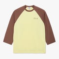 Polar 3/4 Sleeve Tee, cinnamon / light yellow