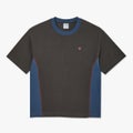Polar Surf Panel Tee, dirty black / grey blue