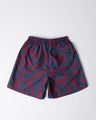 Parra Splashed Swim Shorts, burgundy