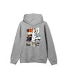 Poetic Shaped Collage Hood, heather grey