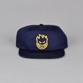 Spitfire Big Head Snapback, navy / gold