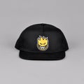 Spitfire Fill Big Head Snapback, black / gold