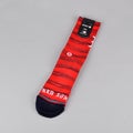 Stance Red Sox Twist Crew Sock, red