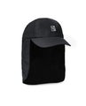 Poetic Sun Flap Cap, black