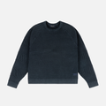 Dime Wave Knit Sweater, navy