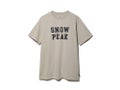 Snow Peak Felt Logo Tee, beige