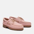 Timberland Authentic Boat Shoe, medium pink nubuck.