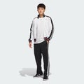 adidas Tyshawn Track Jacket, crystal white / black / better scarlet