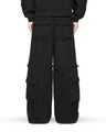 Racer Convertible Utility Sweatpants, black
