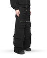 Racer Convertible Utility Sweatpants, black