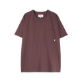 Makia WMNS Dusk Tee, red mahogany