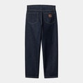 Carhartt Aaron Pant, blue rinsed.