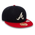 New Era Heritage Atlanta Braves Retro Crown 9FIFTY, navy / red
