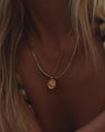 Two Jeys Day & Night Necklace, gold