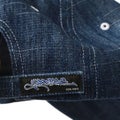 Yardsale Faded Slub Denim Cap, blue