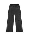 Racer Raw Sweatpants, black