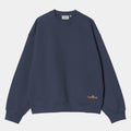 Carhartt Label Script sweatshirt, blue