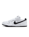 Nike SB Dunk Low, white / white / black