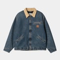 Carhartt OG Detroit Jacket (Winter), blue / hamilton brown (worn used wash)